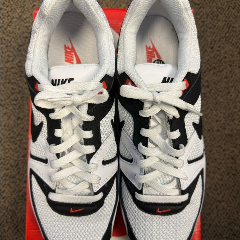 Nike Air Max Command White Black Max Orange - White Sneakers - Picture 2 of 5